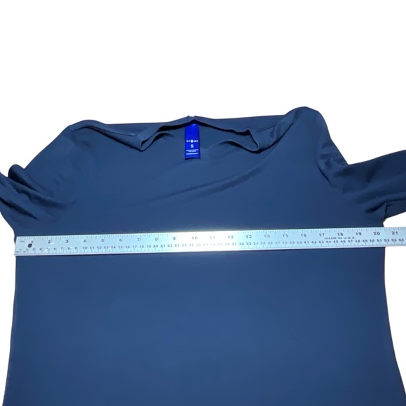 KIT AND ACE Modal Blend w/ Wool Brushed Crew Neck Long Sleeve Tee Navy Sz S - Picture 6 of 10